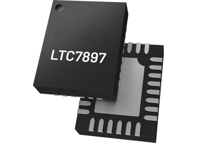 LTC7897RUFD同步降壓控制器：140V、低 IQ、開關頻率100kHz ~ 2.5MHz