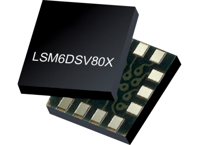 ST新品LSM6DSV80XTR-6軸IMU（慣性測(cè)量單元），高達(dá)80G值加速度計(jì)