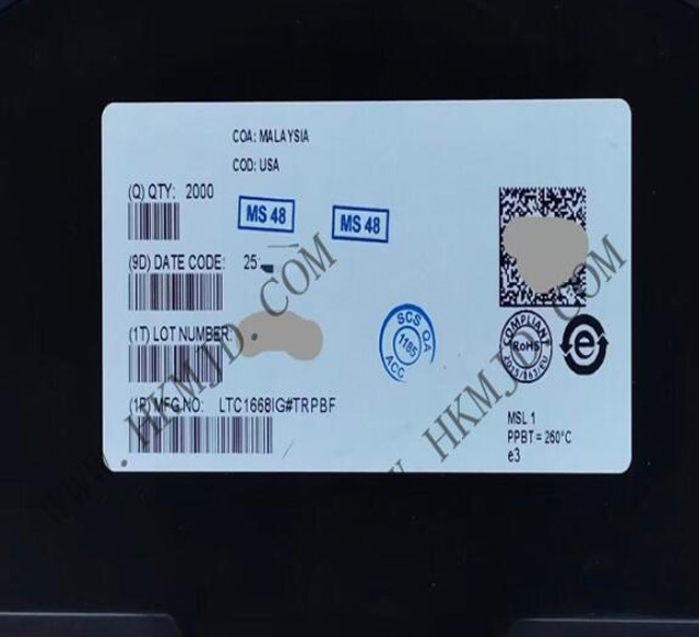 [出售] LTC1668IG (ADI) 16位，50Msps 差分電流輸出數(shù)模轉(zhuǎn)換器