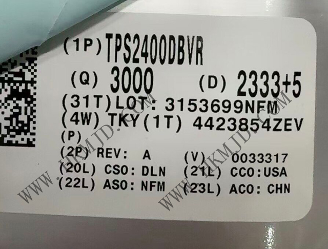 供應(yīng) TI TPS2400DBVR 5.5V過壓保護控制器，具備100V輸入瞬態(tài)保護功能